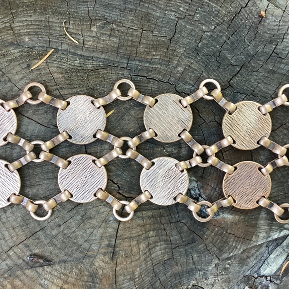 Beautiful Heavy Brass/Bronze Tone Link Design Belt